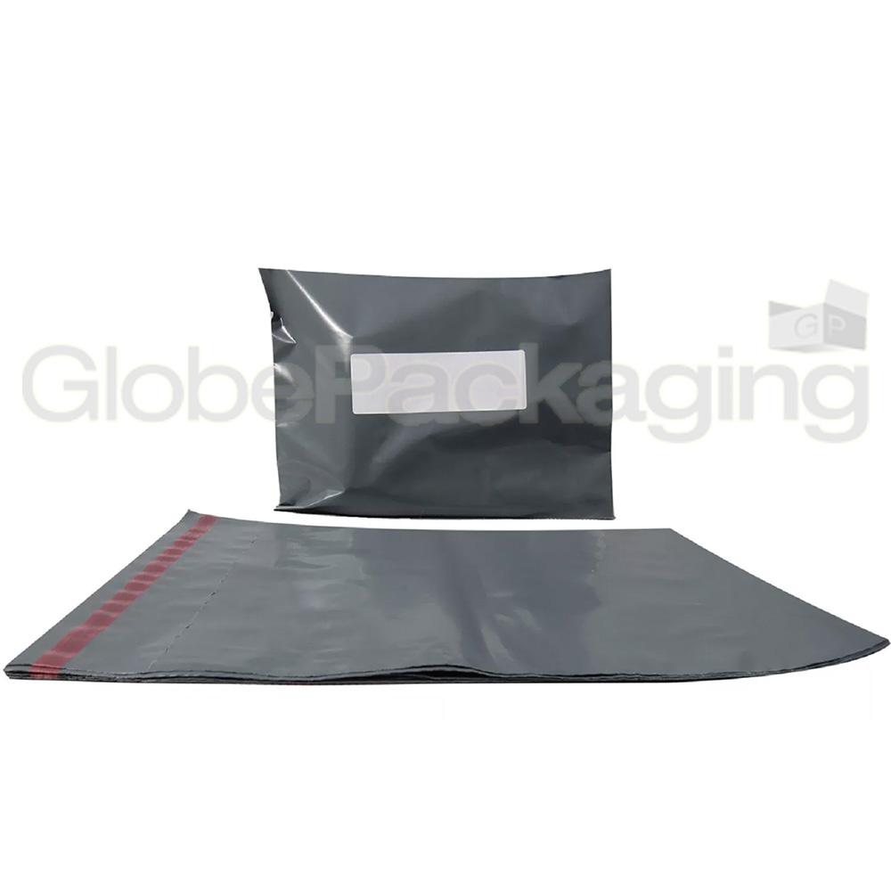 200 x GREY POSTAGE MAILING BAGS 6x9